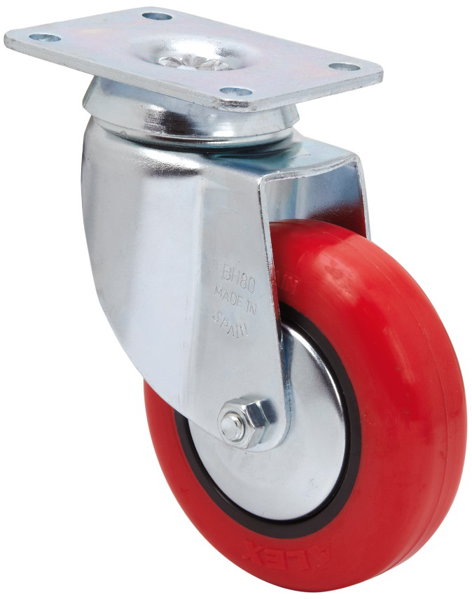 Ruedas BH-PPI  Giratorio /Platina/Sin Freno