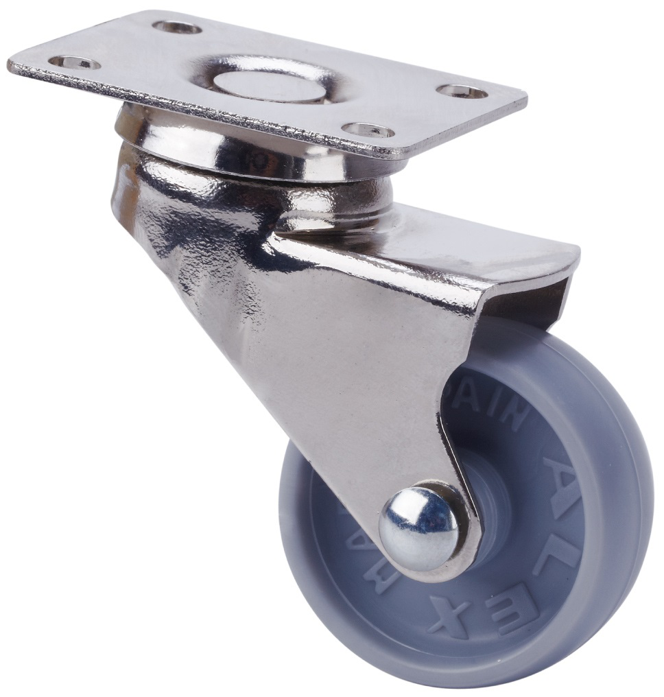 Ruedas BD-BP  Giratorio /Platina/Sin Freno