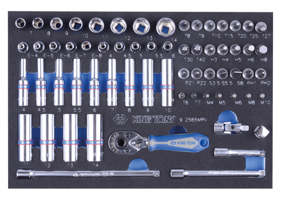 Bandeja EVAWAVE de vasos y accesorios 1/4" en métr