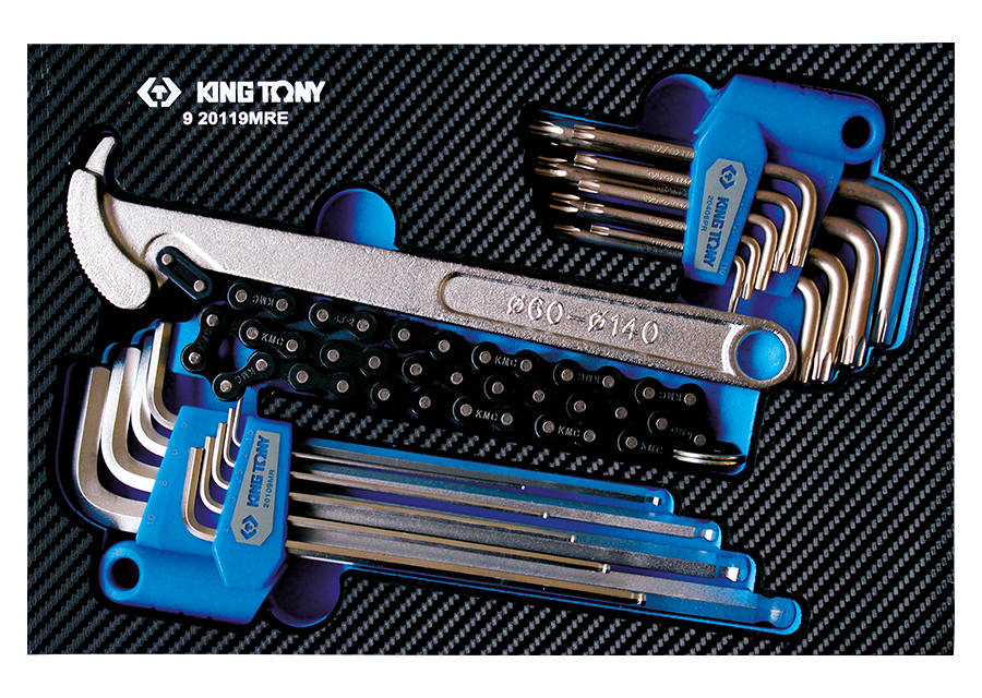 Bandeja EVAWAVE de llaves macho hexagonales, TORX®