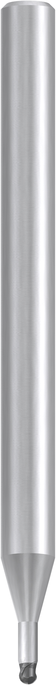 Fresa esférica micro de CBN corta 3:1 tipo H