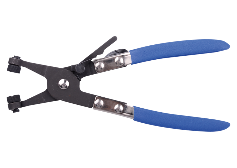 Alicate plano con mordazas partidas en cruz para a
