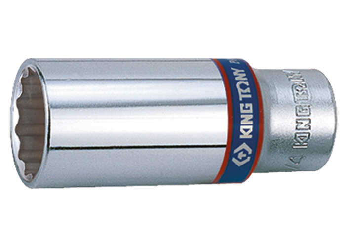 Vaso largo bi-hexagonal en métrico 3/8"