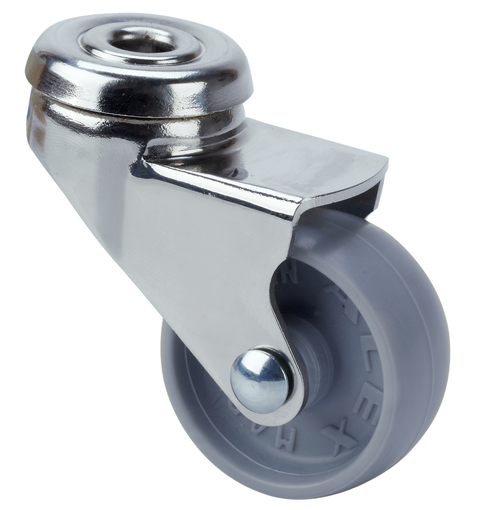 Ruedas BD-BP  Giratorio /Agujero pasante/Sin Freno