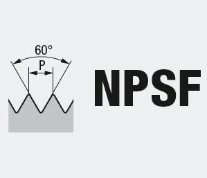 Macho  Máquina Corte NPSF