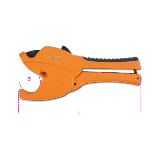 Cortatubos de trinquete para tubos en material plá