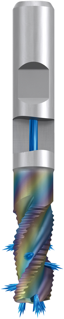 Fresa frontal HSSE-PM Alu- Cut corta WR CRN ICRA