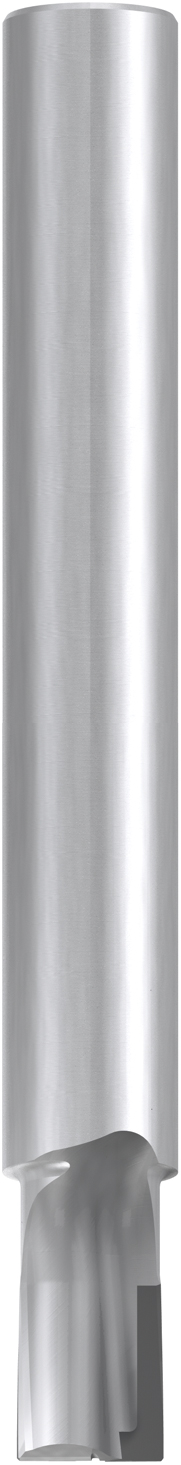 Fresa frontal de CBN extra larga tipo H