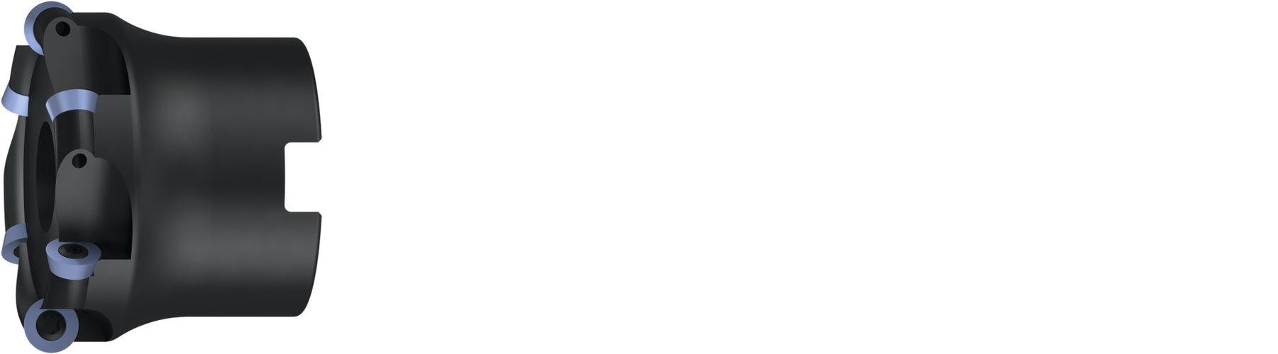 Cuerpo fresa placas corte reversibles redondas ICR