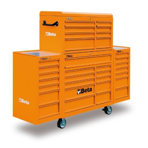 Cajonera móvil con veinticinco cajones compuesta p