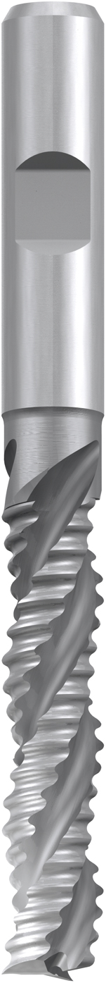 Fresa frontal de HSSE larga tipo WR