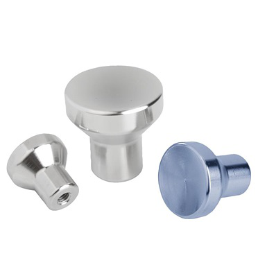 Botones con forma de seta con rosca interior