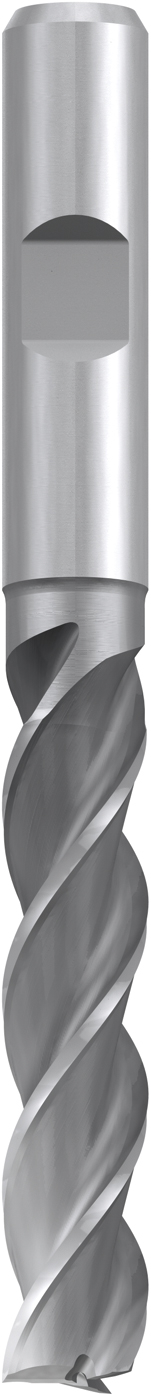 Fresa frontal de HSSE larga tipo W