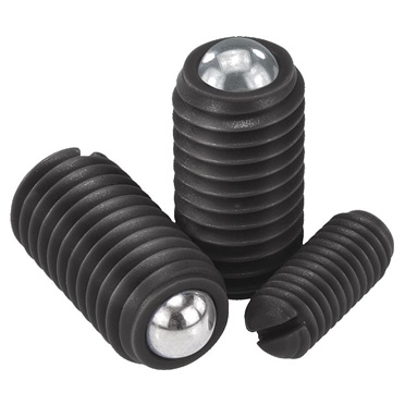 Piezas presión resorte, ranura y bola acero inox.