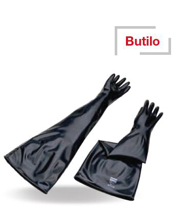 Guante Butilo-Lg81cm/e0,38mm/Ø178mm-Ambidiestro