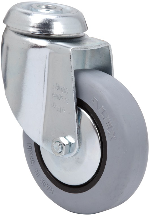 Ruedas BH-PGI  Giratorio /Agujero pasante/Sin Fren