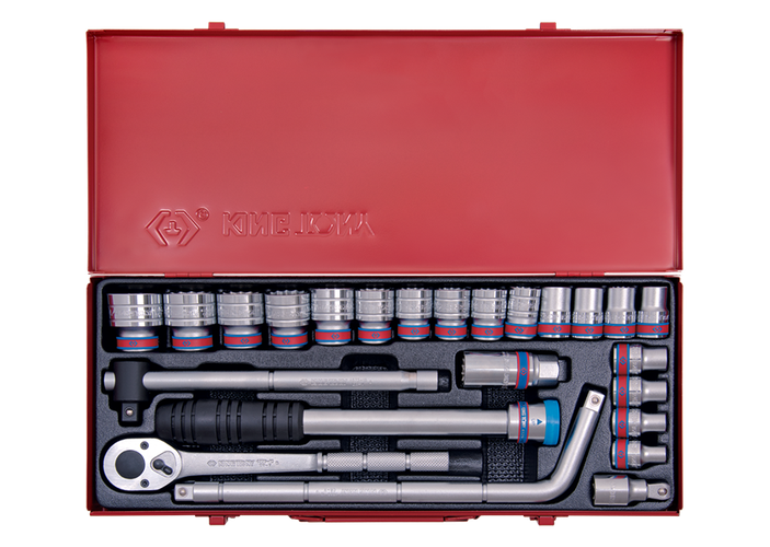 Caja de vasos en pulgadas y accesorios 1/2"