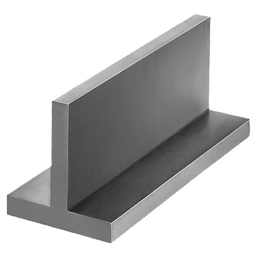 Perfil forma T.Procesado fundición gris y aluminio