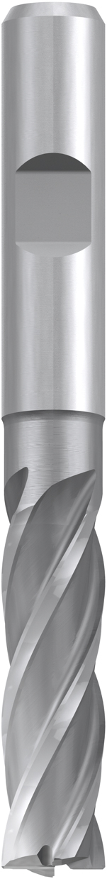 Fresa frontal de HSSE TOP-Cut media larga tipo N