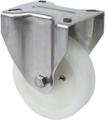 Ruedas ZVI INOX-FT  Fijo /Platina/Sin Freno
