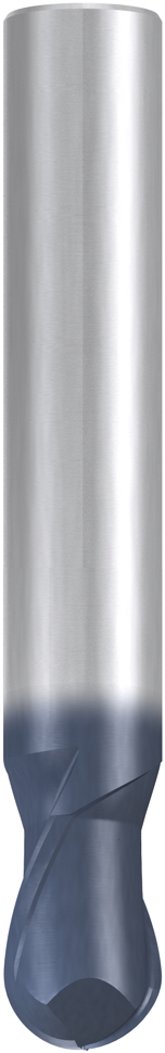 Fresa esférica MD Hard-Cut extra corta H TIALN
