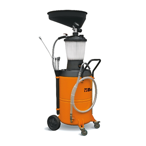 Recuperador/aspirador aceite agotado, con carro co