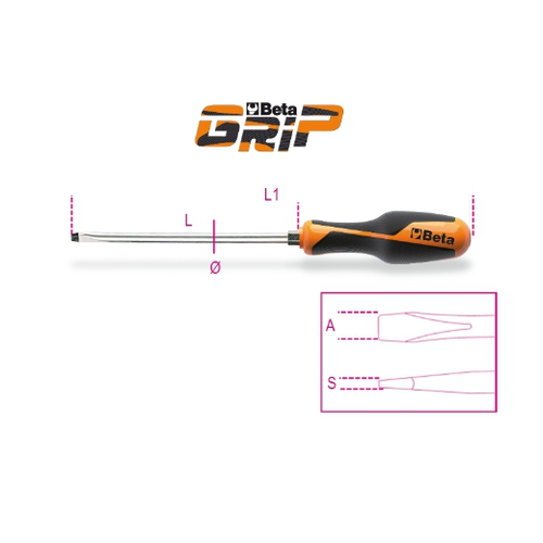 Destornilladores con hexágono de maniobra para tor