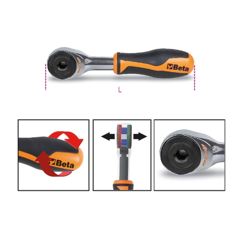 Carraca portapuntas con mango giratorio