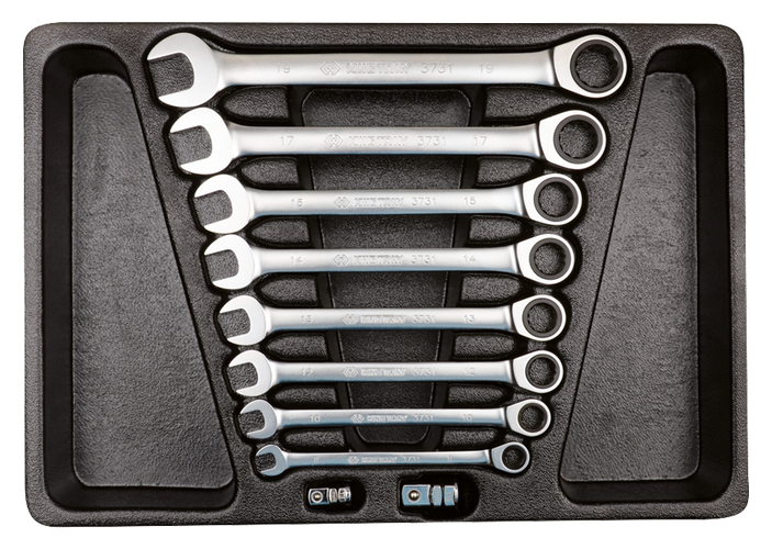 Termoformado de llaves combinadas con carraca no r