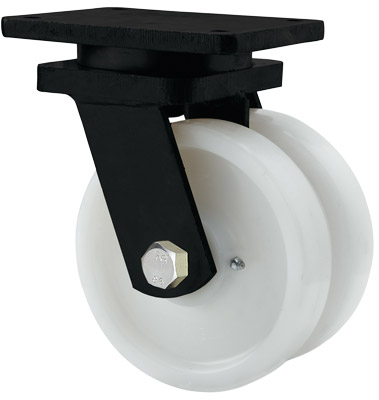 Ruedas HLG-FT  Giratorio /Platina/Sin Freno