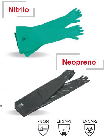 Guante Neopreno-Lg81cm/e0,76mm/Ø203mm-Anatomico