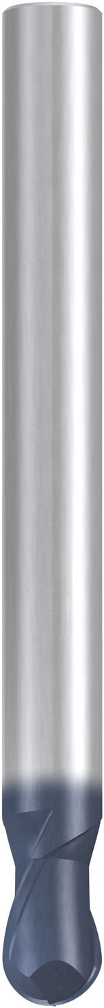 Fresa esférica MD Hard-Cut extra larga H TIALN