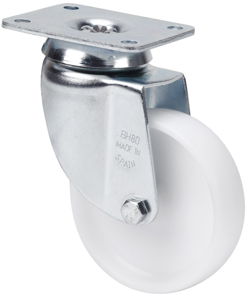 Ruedas BH-BP  Giratorio /Platina/Sin Freno