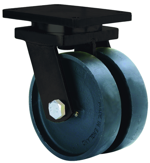 Ruedas HLG-TA  Giratorio /Platina/Sin Freno