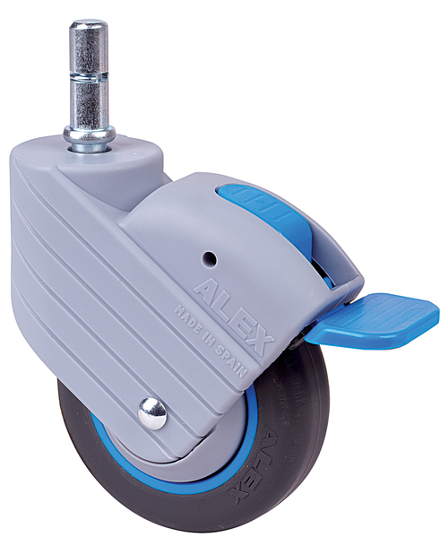 Ruedas HP-PGI  Giratorio /Espiga/Freno Rueda