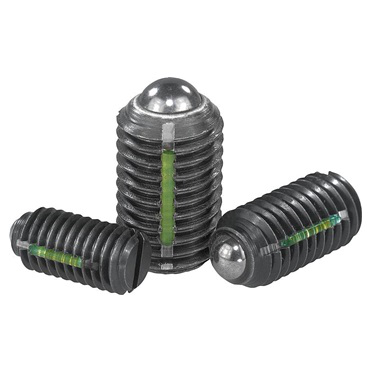 Piezas de presión, ranura y bola, acero.LONG-LOK