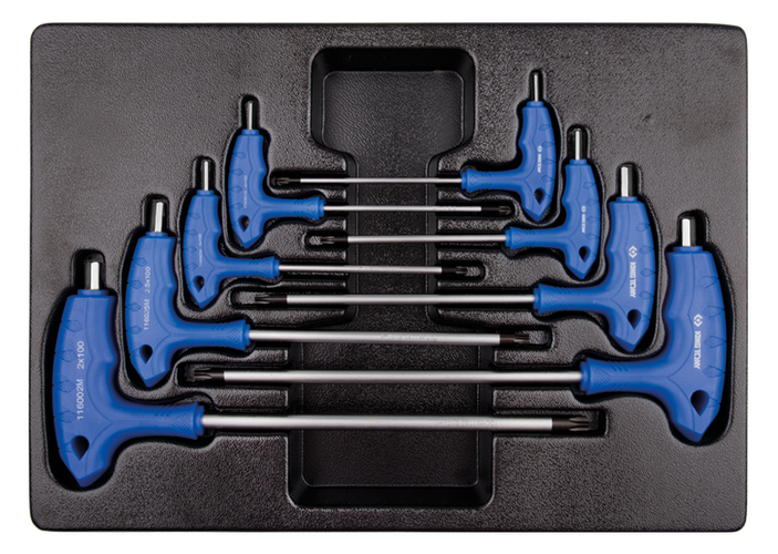 Termoformado de llaves macho hexagonales con mango