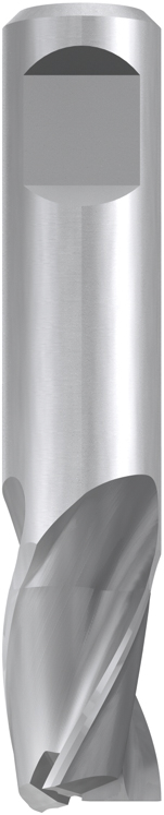 Fresa mini agujeros oblongos de HSSE extra corta