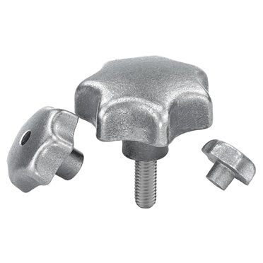 Empuñaduras en estrella DIN 6336 de fundición gris