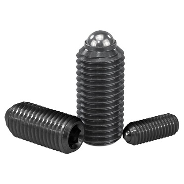 Piezas presión resorte,hexágono int. y bola, acero