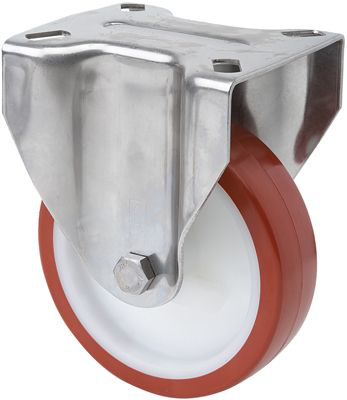 Ruedas ZVI INOX-POL  Fijo /Platina/Sin Freno