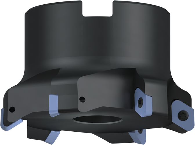 Cuerpo fresa placas corte reversibles rómbicas ICR