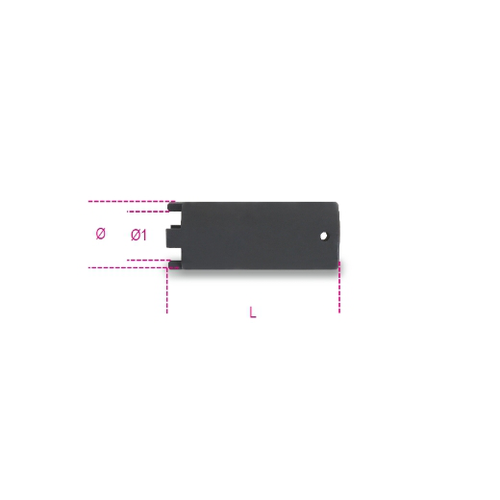 Llave de vaso para virolas portainyectores