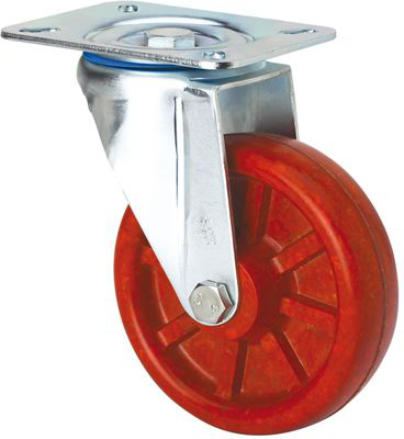 Ruedas ZVI INOX-TD  Giratorio /Platina/Sin Freno