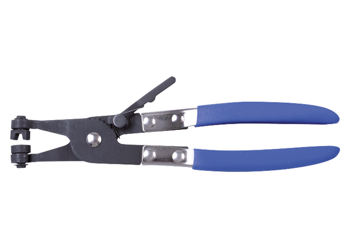 Alicate plano con mordazas partidas para abrazader