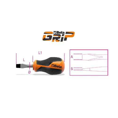 Destornilladores para tornillos con cabeza ranurad