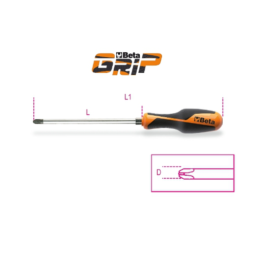 Destornilladores con hexágono de maniobra para tor