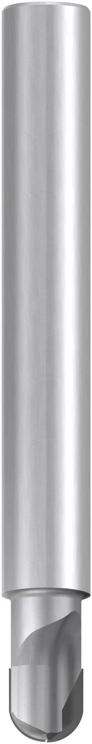 Fresa esférica de CBN extra larga tipo H