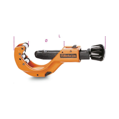 Cortatubos telescópico rápido para cobre, aleacion