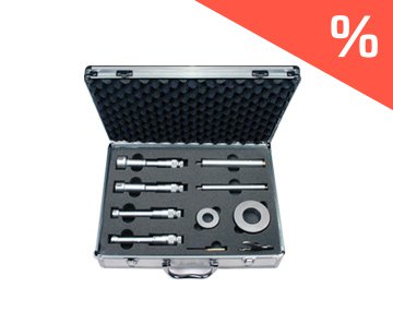 Micrómetros. Ajustador punto cero. Sensor de canto